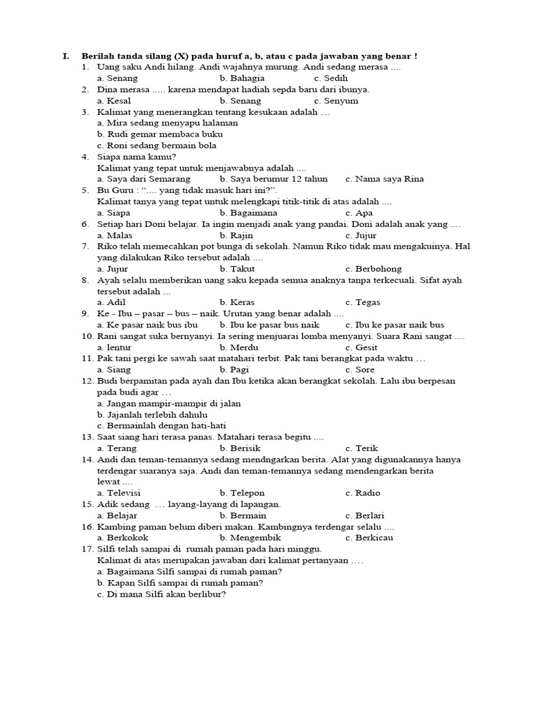 Akhirnya Terungkap 15 Rahasia Soal Bahasa Indonesia Kelas 11 Semester 2 PDF Paling Jitu Akhirnya Terungkap 15 Rahasia Soal Bahasa Indonesia Kelas 11 Semester 2 PDF Paling Jitu