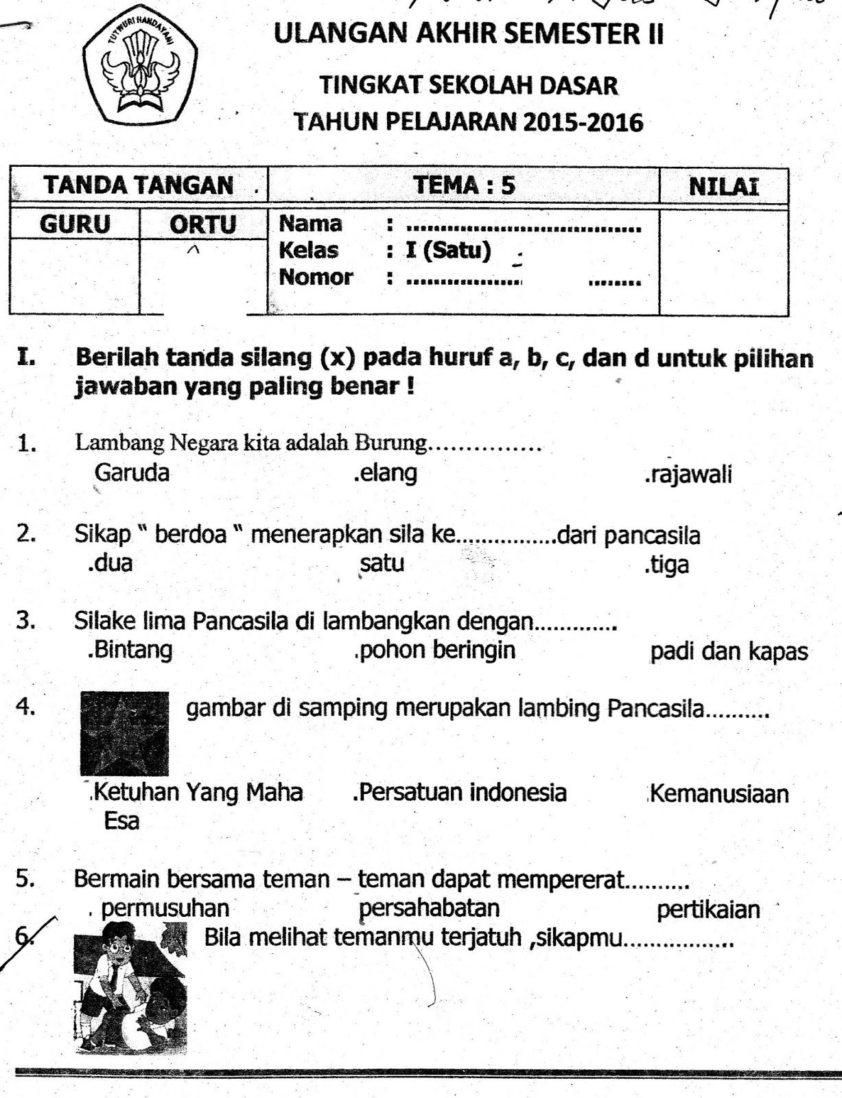 Yuk Cek Contoh Soal Pilihan Ganda Pkn Kelas 11 Semester 1 Terbaru Yuk Cek Contoh Soal Pilihan Ganda Pkn Kelas 11 Semester 1 Terbaru