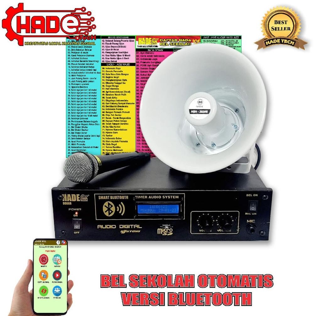 Jual Bel sekolah otomatis versi bluetooth satu set DiM Shopee Indonesia