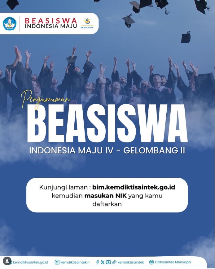 Pengumuman Beasiswa Indonesia Maju IV - Gelombang II
