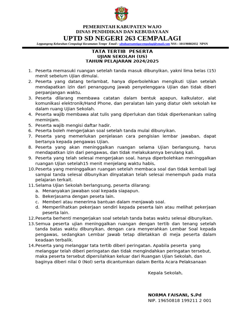 Aturan Baru Tata Tertib Ujian Sekolah PDF 2026 SMKN 3 Baleendah yang Mengejutkan Aturan Baru Tata Tertib Ujian Sekolah PDF 2026 SMKN 3 Baleendah yang Mengejutkan