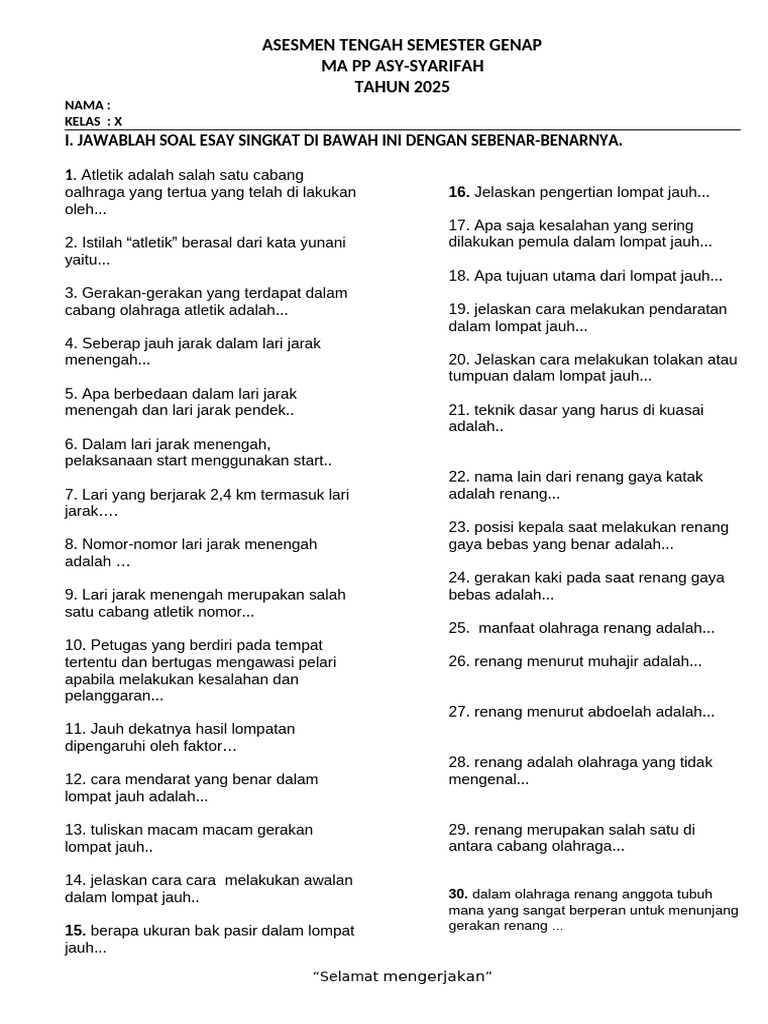 Kisah Siswa Tunanetra Kelas 12 yang Hadapi Soal Ujian Sekolah Olahraga dengan Luar Biasa