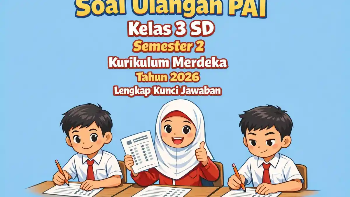 Wajib Tahu 7 Kisi Kisi Soal UTS PAI Kelas 3 SD Semester 2 Sebelum Terlambat Wajib Tahu 7 Kisi Kisi Soal UTS PAI Kelas 3 SD Semester 2 Sebelum Terlambat