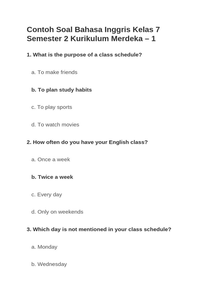 7 Rahasia Menguasai contoh soal tes semester 2 bahasa inggris kelas 7 Sebelum Nilai Turun 7 Rahasia Menguasai contoh soal tes semester 2 bahasa inggris kelas 7 Sebelum Nilai Turun