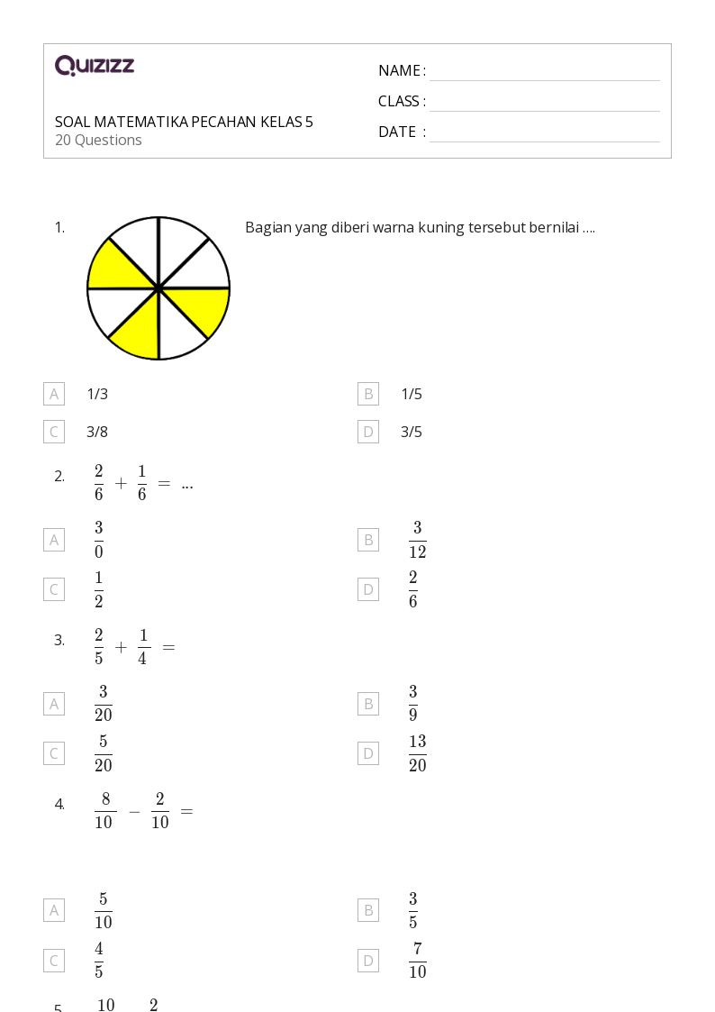 Contoh Soal UAS Matematika Pecahan Kelas 5 SD Semester 1: 7 Tipe Soal Uraian yang Sering Muncul dan Wajib Dikuasai Siswa Contoh Soal UAS Matematika Pecahan Kelas 5 SD Semester 1: 7 Tipe Soal Uraian yang Sering Muncul dan Wajib Dikuasai Siswa