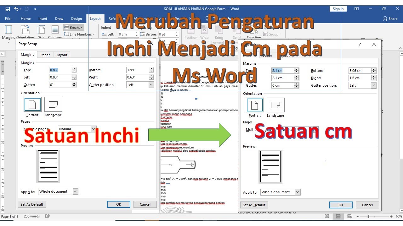 Ternyata Begini Cara Mengubah Ukuran Inchi ke Cm pada Microsoft Word yang Selama Ini Jarang Diketahui