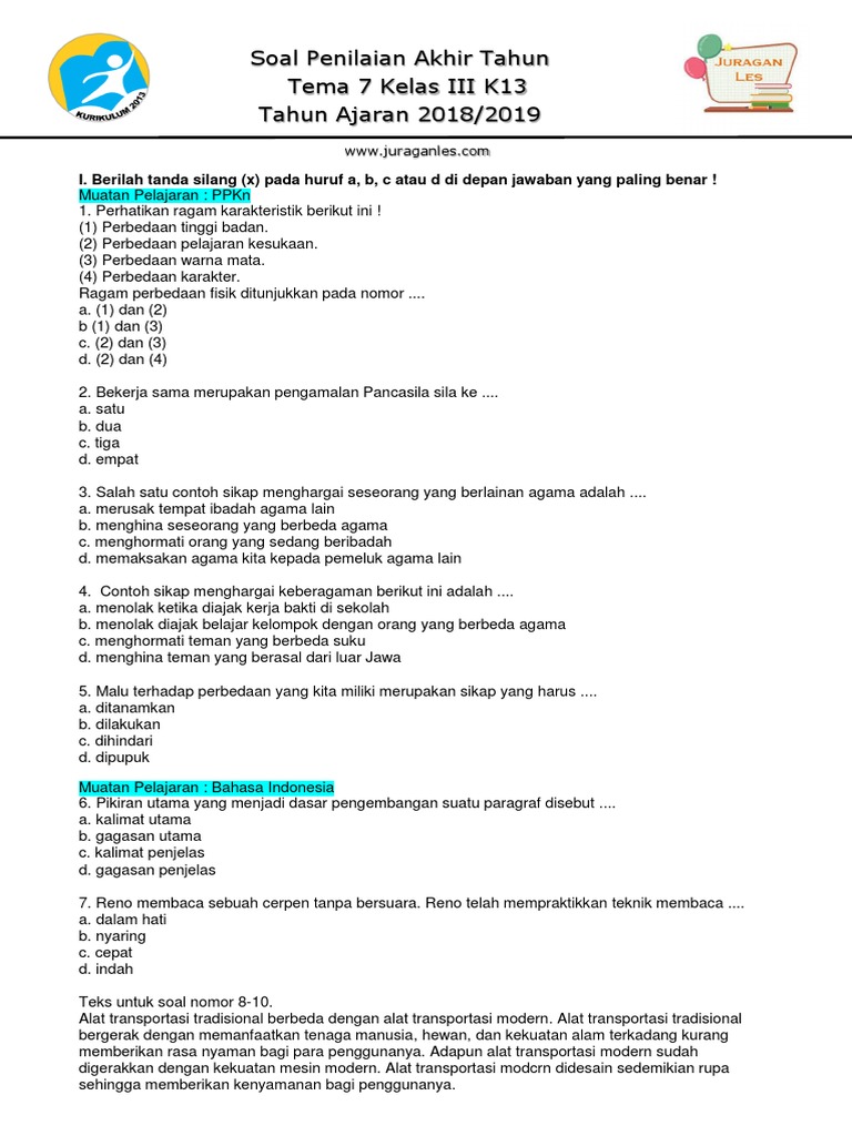Cara Download Soal Latihan UKK Kelas 3 Tema 7 untuk Lolos Tes CAT Petugas Haji 2026